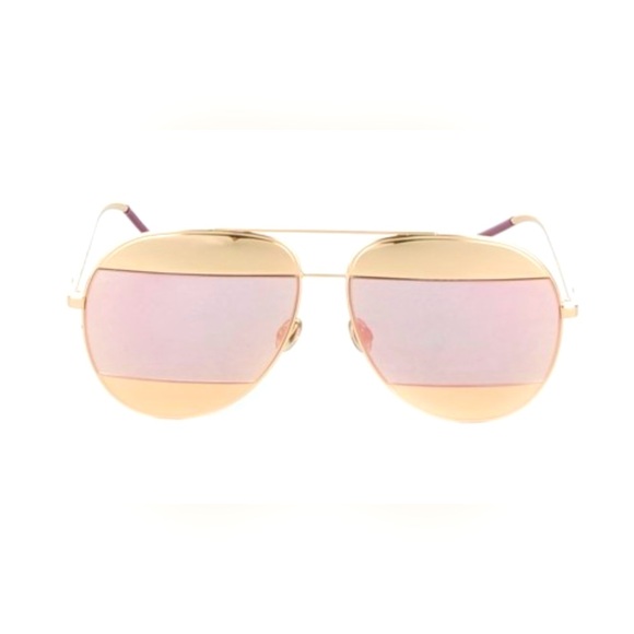 CHRISTIAN DIOR
Split 1 Aviator Sunglasses Rose Gold - Picture 6 of 10